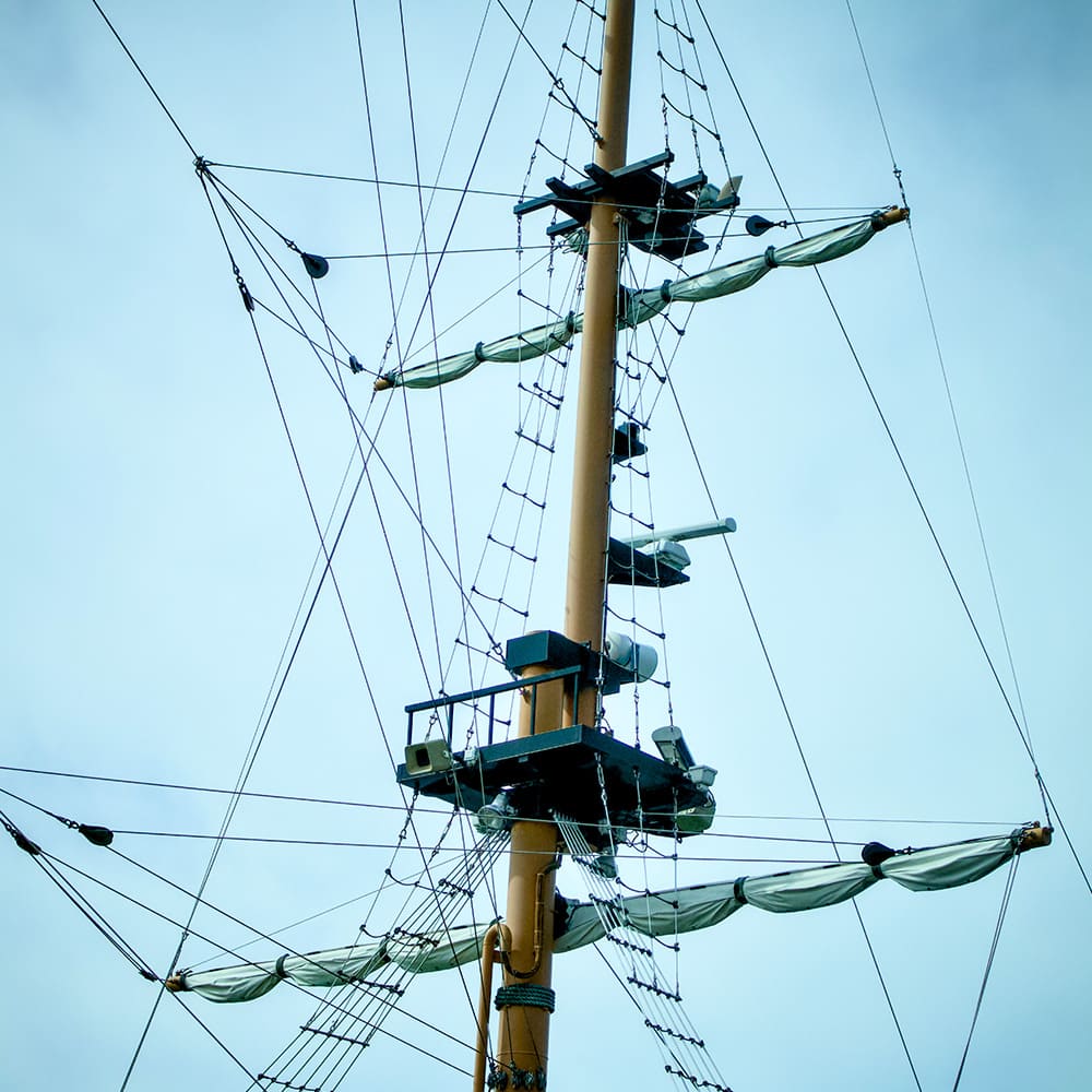 船のマスト